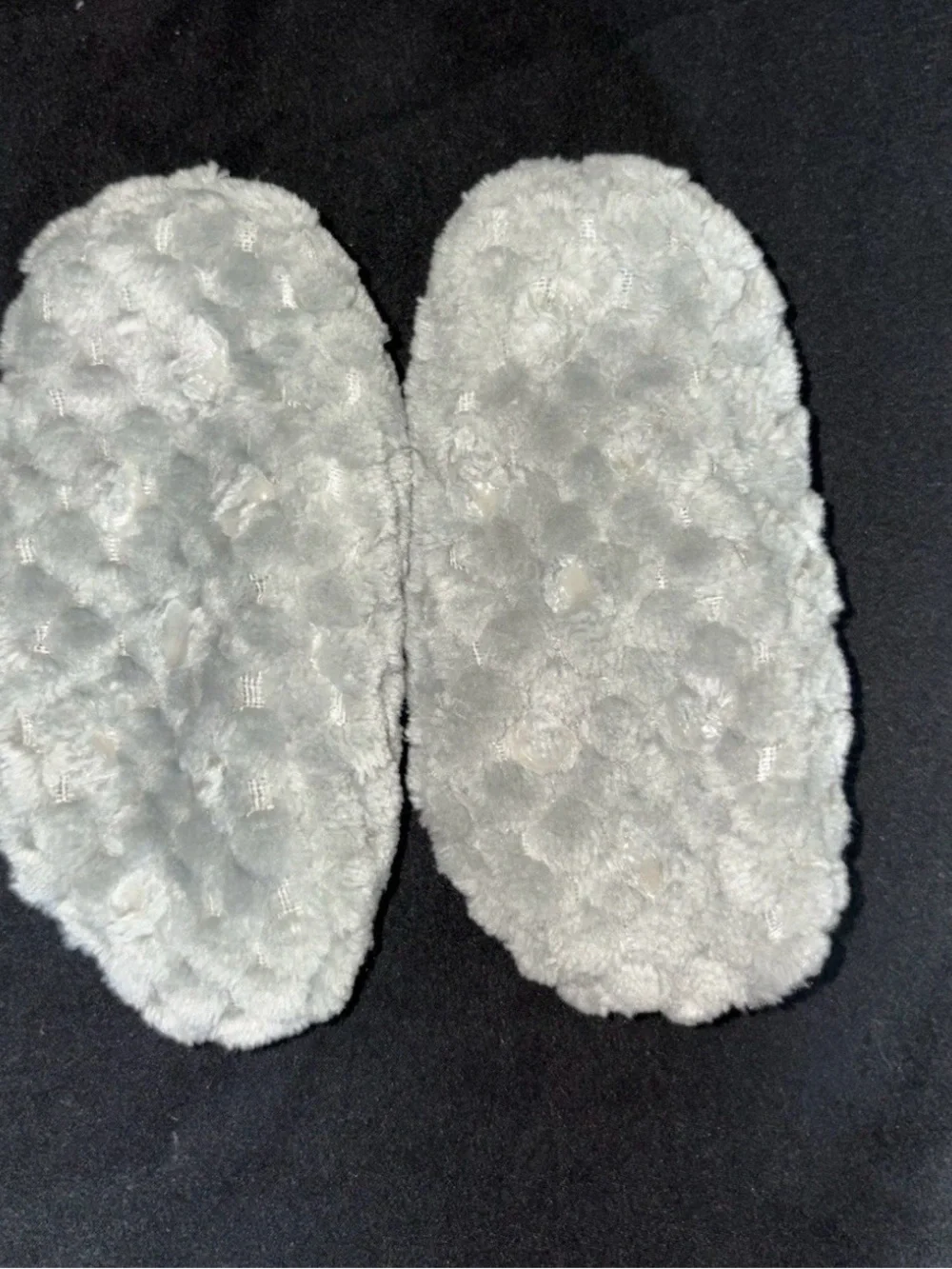 Kids Plush Slippers - Light Gray
